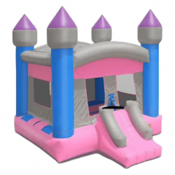 Fun Color Girl Bounce House with Slide